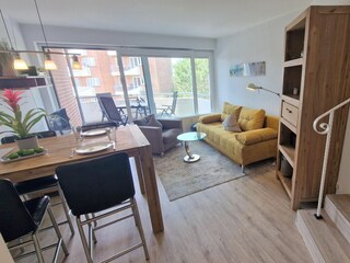 Wohnzimmer und Essecke