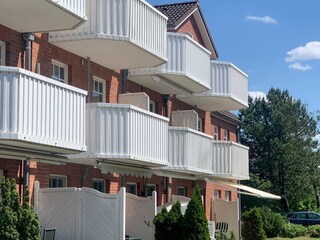 Aussenansicht der Balkone