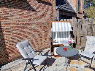 gemütliche, sonnige Sitzecke