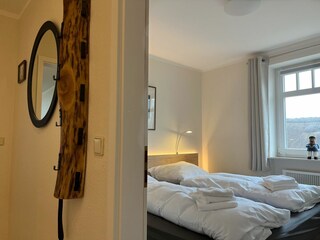 Blick in den ersten Schlafraum