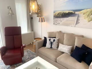 Sofaecke mit bequemem Sessel