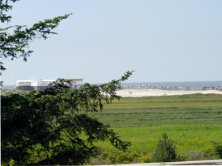 Blick auf die Seebrücke und Arche Noah