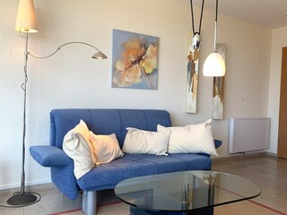 Blick ins Wohnzimmer