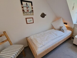 Gemütlichkeit im Schlafzimmer.