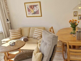 Wohnzimmer mit Essecke