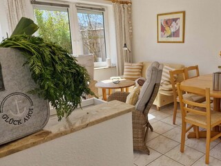 Blick in den Wohnbereich