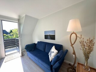 Blick ins Wohnzimmer