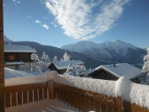 The balcony in winter.