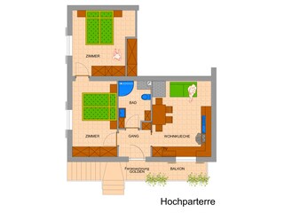 Appartamento per vacanze Kaltern Pianta del piano 28