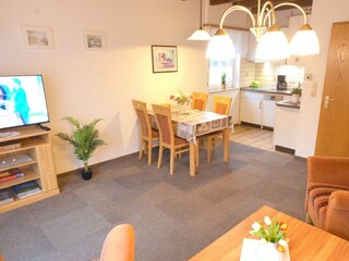 Ferienhaus Norddeich Wohnzimmer 3