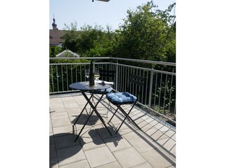 Large, beautiful south-facing balcony