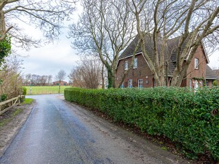 Straßenansicht des Ferienhauses
