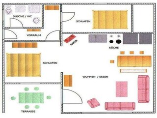 Appartamento per vacanze Steindorf Pianta del piano 25