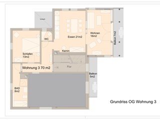 Ferienwohnung Nieder-Werbe Grundriss 24