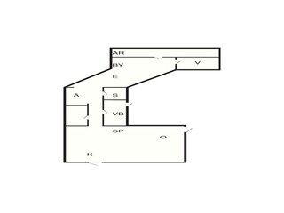 Vakantiehuis Juelsminde Grondplan 3