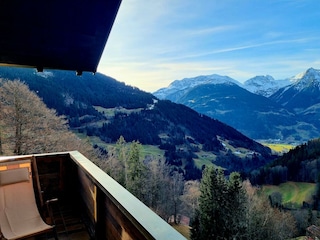 Ausblick vom Balkon Richtung Hochjoch