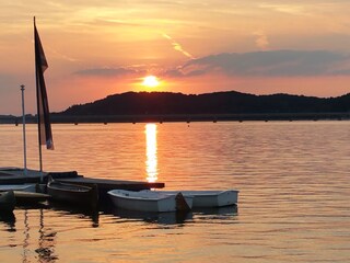 Sonnenuntergang am Möhnesee