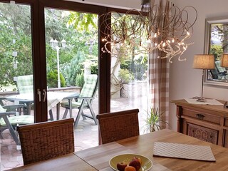 Blick auf die Terrasse