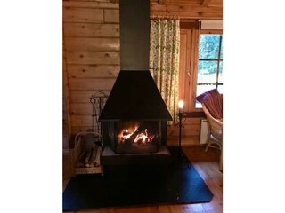 Kamin für gemütliche Atmosphäre