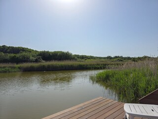 Ausblick Terrasse am Wasser
