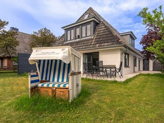 Strandkorb im Garten