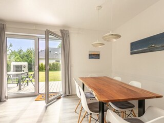 Essbereich im Wohnzimmer