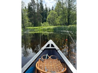 Kanu und Boot fahren