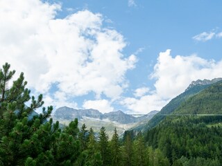 Blick vom Balkon
