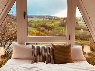 Hauptschlafzimmer mit Panorama Blick