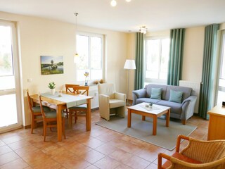 Appartementhaus Linquenda 11 - Meeresrauschen - Wohnbereich