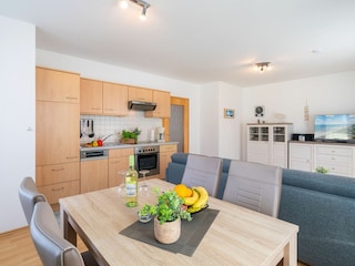 Feriendomizil Hus Guenter - Wohnung Poseidon-  Essbereich/Küche