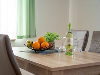 Feriendomizil Hus Guenter - Wohnung Poseidon-  Essbereich