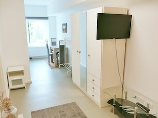 zweites Schlafzimmer mit Sitzbereich