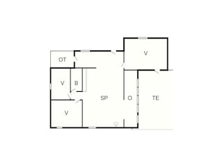 Casa per le vacanze Marielyst Pianta del piano 2