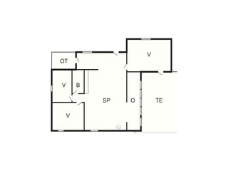 Vakantiehuis Marielyst Grondplan 2