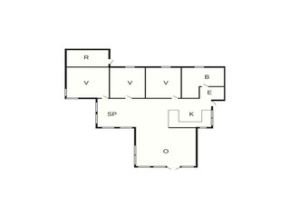 Vakantiehuis Otterup Grondplan 4