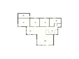 Vakantiehuis Otterup Grondplan 5