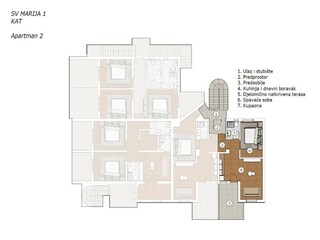 Apartment Stara Novalja Floor Plan 34