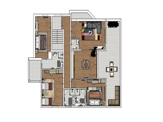 Casa per le vacanze Stara Novalja Pianta del piano 39
