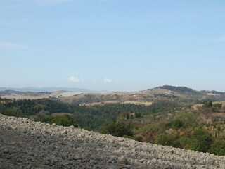 Ausblick vom Landgut Il Poggio im Herbst