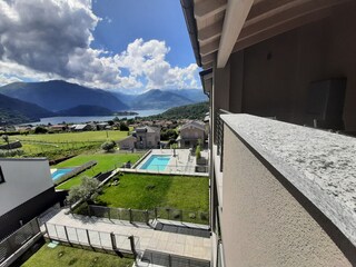 Terrace with lake view