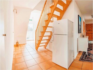 Treppe zu den Schlafzimmern