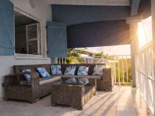 Sitzgruppe auf der Veranda