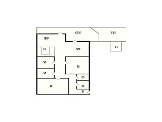 Vakantiehuis Ebeltoft Grondplan 3