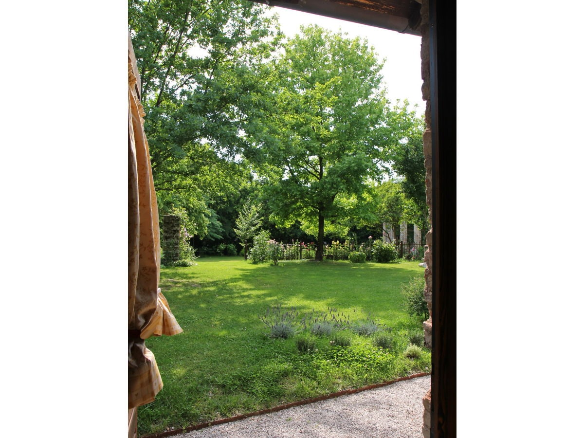 View to garden from bedroom