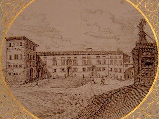 Gemälde des Schlosses aus dem Jahr 1870