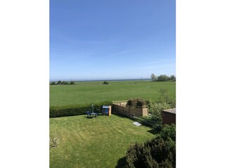 Der Blick aus dem Wohnzimmer