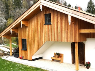 Westansicht Alpenchalet-Chiemgau