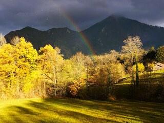 Naturschauspiele direkt von der Terrasse aus beobachten