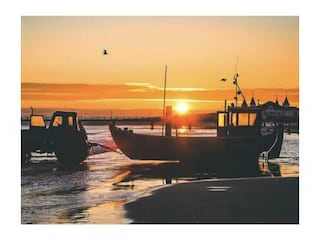 Morgensonne am Strand